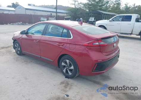 2019 Hyundai Ioniq Hybrid Sel z USA, uszkodzony, nr VIN KMHC75LC0KU128595